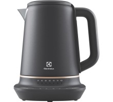 Электрочайник Electrolux 1.7л, Strix, металл, поддержка температуры, черный матовый