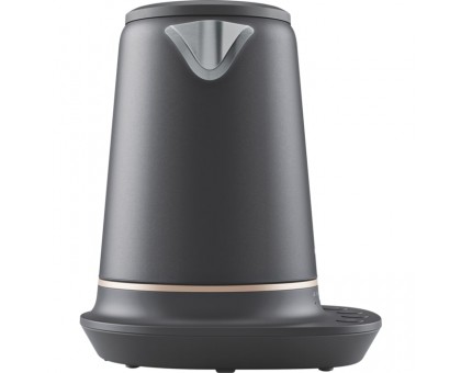 Електрочайник Electrolux 1.7л, Strix, метал, підтримка температури, чорний матовий
