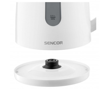 Електрочайник Sencor 1.7л, Strix, пластик, білий