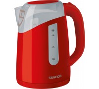 Електрочайник Sencor 1.7л, Strix, пластик, червоний