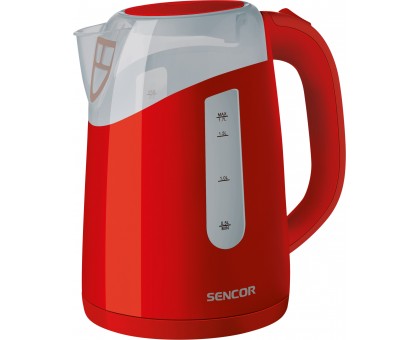 Електрочайник Sencor 1.7л, Strix, пластик, червоний
