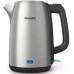 Електрочайник Philips Viva Collection 1.7л, LED підсвітка, сріблясто-чорний