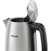 Електрочайник Philips Viva Collection 1.7л, LED підсвітка, сріблясто-чорний