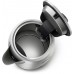 Електрочайник Philips Viva Collection 1.7л, LED підсвітка, сріблясто-чорний