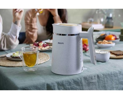 Электрочайник Philips Eco Conscious Edition, 1.7л, биопластик, LED подсветка, белый матовый