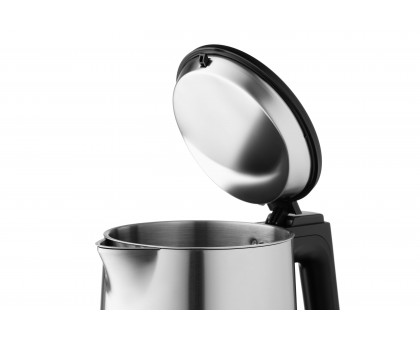 Электрочайник Ardesto Steel Collection 1.7л, Strix, LED дисплей, двойные стенки, серебристый