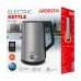 Электрочайник Ardesto Steel Collection 1.7л, Strix, LED дисплей, двойные стенки, серебристый