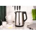 Электрочайник Ardesto Steel Collection 1.7л, Strix, LED дисплей, двойные стенки, серебристый