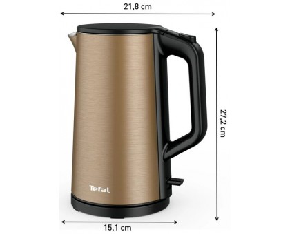 Електрочайник Tefal Double Layer SS 1.5л, з подвійними стінками, мідний