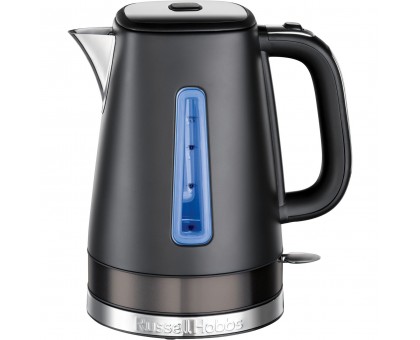 Электрочайник Russell Hobbs Matte Black 1.8л, Strix, металл, черный