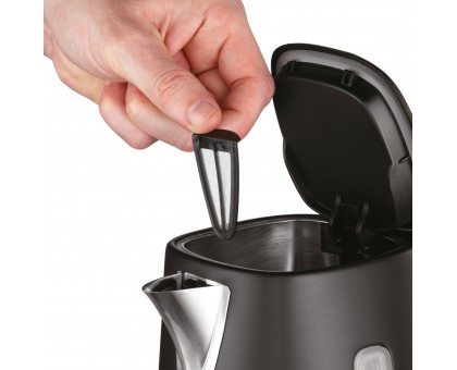Электрочайник Russell Hobbs Matte Black 1.8л, Strix, металл, черный