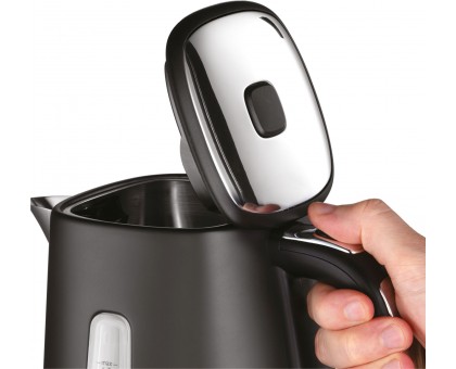 Электрочайник Russell Hobbs Matte Black 1.8л, Strix, металл, черный