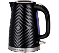 Электрочайник Russell Hobbs Groove Black, 1.7л, Strix, пластик, черный