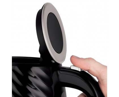 Электрочайник Russell Hobbs Groove Black, 1.7л, Strix, пластик, черный