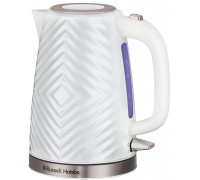Электрочайник Russell Hobbs Groove White 1.7л, Strix, пластик, белый