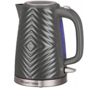 Электрочайник Russell Hobbs Groove Grey 1.7л, Strix, пластик, серый