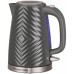 Электрочайник Russell Hobbs Groove Grey 1.7л, Strix, пластик, серый