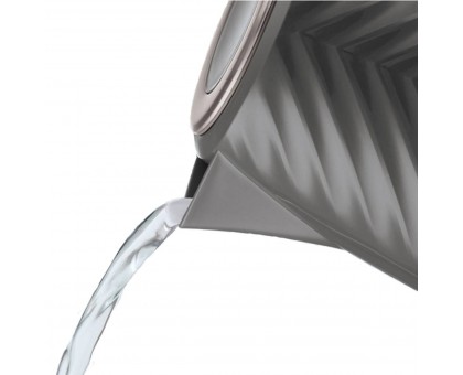 Электрочайник Russell Hobbs Groove Grey 1.7л, Strix, пластик, серый