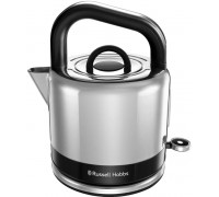 Электрочайник Russell Hobbs Distinctions Ocean 1.5л, Strix, металл, серебристо-черный