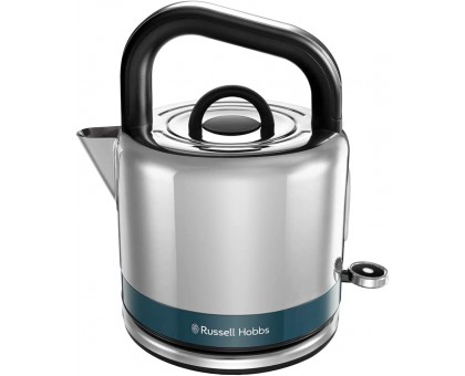 Электрочайник Russell Hobbs Distinctions Black 1.5л, Strix, металл, серебристо-синий Электрочайник Russell Hobbs Distinctions Black 1.5л, Strix, металл, серебристо-синий