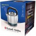 Электрочайник Russell Hobbs Distinctions Black 1.5л, Strix, металл, серебристо-синий