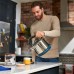 Электрочайник Russell Hobbs Distinctions Black 1.5л, Strix, металл, серебристо-синий