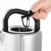 Электрочайник Russell Hobbs Distinctions Black 1.5л, Strix, металл, серебристо-синий