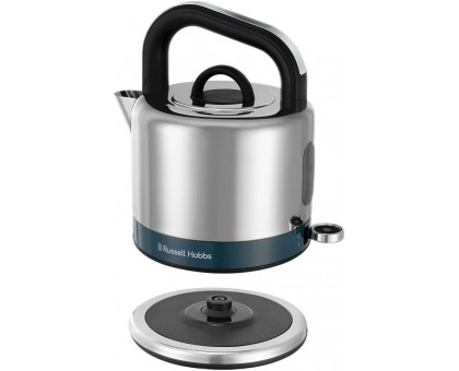 Электрочайник Russell Hobbs Distinctions Black 1.5л, Strix, металл, серебристо-синий Электрочайник Russell Hobbs Distinctions Black 1.5л, Strix, металл, серебристо-синий