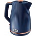 Електрочайник Tefal Loft 1.7л, Strix, пластик, синій