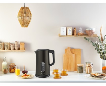 Електрочайник Tefal Digital 1.7л, з подвійними стінками, 5 темп.реж, чорний Електрочайник Tefal Digital 1.7л, з подвійними стінками, 5 темп.реж, чорний
