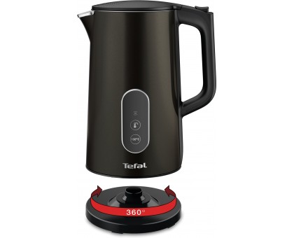 Електрочайник Tefal Digital 1.7л, з подвійними стінками, 5 темп.реж, чорний Електрочайник Tefal Digital 1.7л, з подвійними стінками, 5 темп.реж, чорний