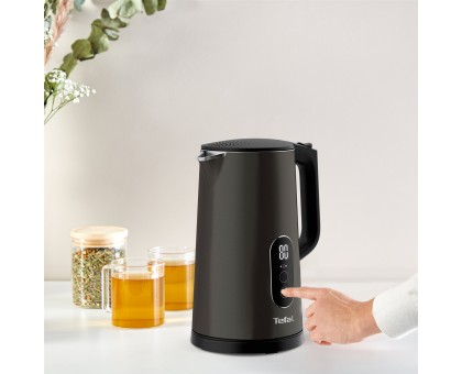 Електрочайник Tefal Digital 1.7л, з подвійними стінками, 5 темп.реж, чорний Електрочайник Tefal Digital 1.7л, з подвійними стінками, 5 темп.реж, чорний