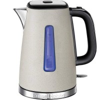 Електрочайник Russell Hobbs Luna Stone, 1.7л, метал, під камінь, бежевий
