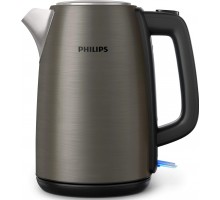 Електрочайник Philips Viva Collection 1.7л, Strix, метал, чорно-мідний
