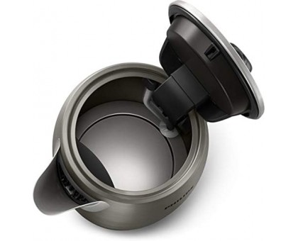 Електрочайник Philips Viva Collection 1.7л, Strix, метал, чорно-мідний