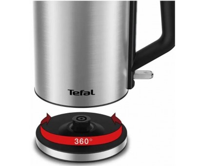 Електрочайник Tefal Bronx Electric 1.7л, нерж. сталь, сірий