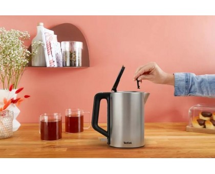 Електрочайник Tefal Bronx Electric 1.7л, нерж. сталь, сірий
