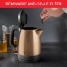 Электрочайник Tefal Coppertinto 1.7л, Strix, нерж. сталь, бронзовый