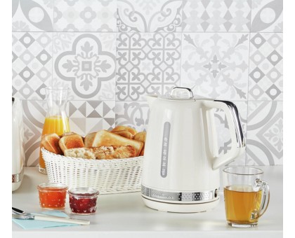 Электрочайник Moulinex Soleil 1.7л, Strix, пластик, бежевый Электрочайник Moulinex Soleil 1.7л, Strix, пластик, бежевый