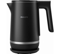 Електрочайник Philips Series 7000, Strix, з подвійними стінками, 6 темп.реж, чорний