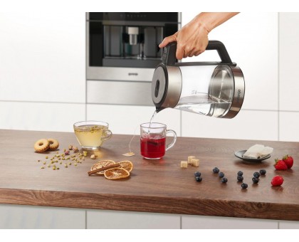 Электрочайник Gorenje 1.7л, 2,200 Вт, стекло, нерж
