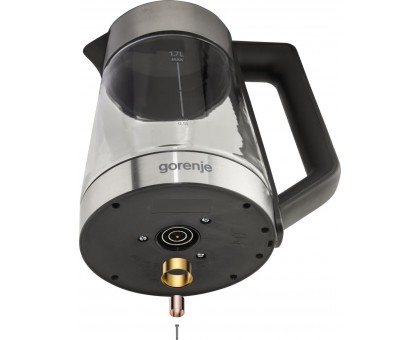 Электрочайник Gorenje 1.7л, 2,200 Вт, стекло, нерж