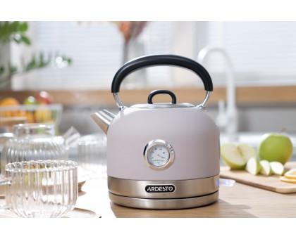 Електрочайник Ardesto EKL-F500L, 1.7л, метал, мат, Otter, ліловий
