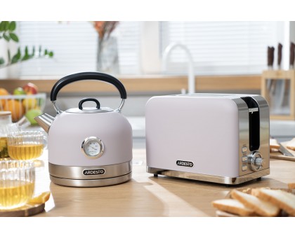 Електрочайник Ardesto EKL-F500L, 1.7л, метал, мат, Otter, ліловий