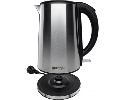 Електрочайник Gorenje, 1,5л, подвійні стінки, Strix контроль, нерж.