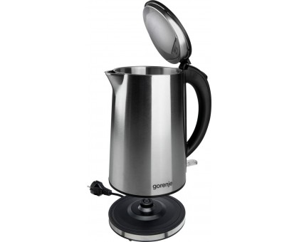 Електрочайник Gorenje, 1,5л, подвійні стінки, Strix контроль, нерж.