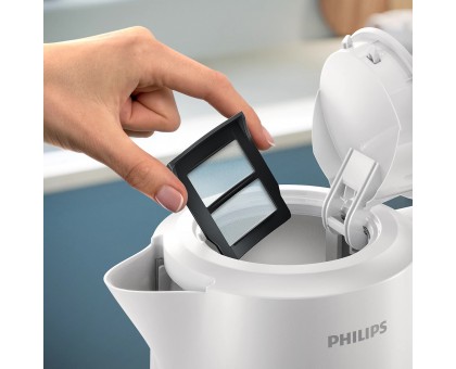 Электрочайник Philips Series 3000, Strix, пластик, белый
