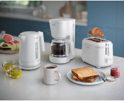 Электрочайник Philips Series 3000, Strix, пластик, белый