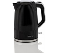 Електрочайник Gorenje 1.7л, Strix-контроль, чорний матовий
