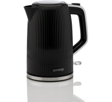 Електрочайник Gorenje 1.7л, Strix-контроль, чорний матовий